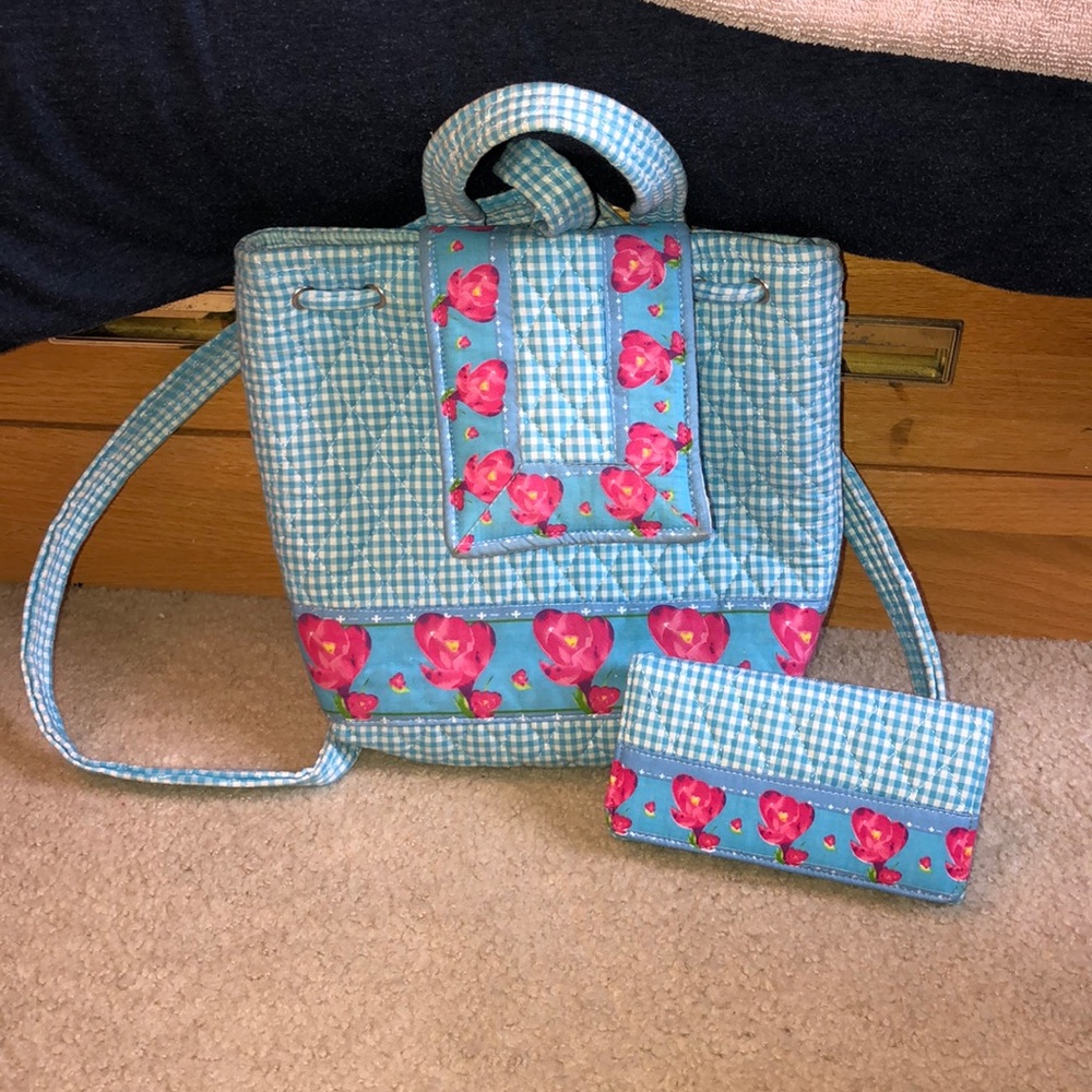 matching backpack and wallet